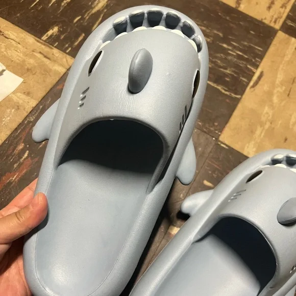 Cute Shark Slippers in Light Blue - Picture 3 of 7